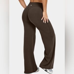 NEW OQQ Wide Leg Pants, brown, Wide Leg, XL